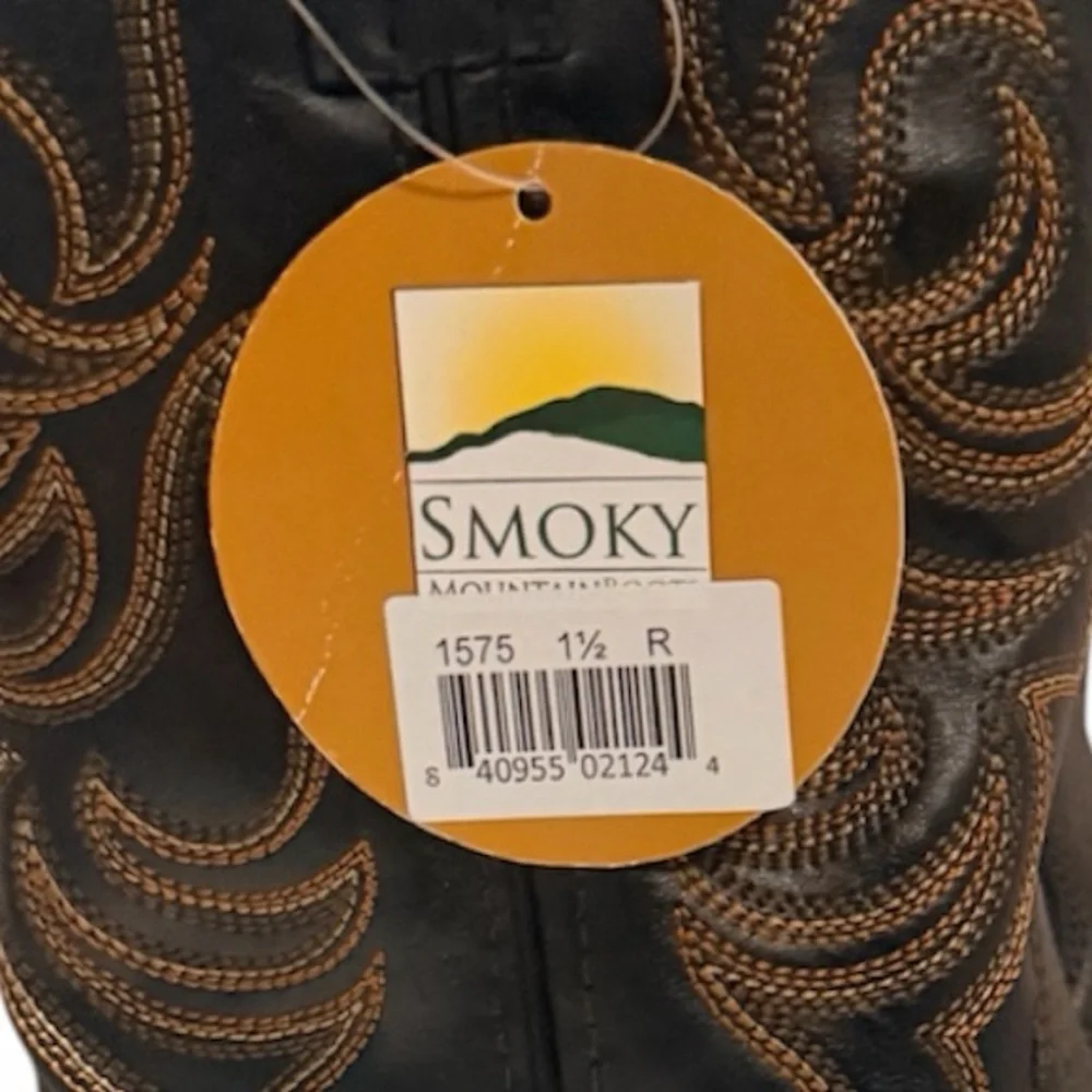 Smoky Mountain Boots Size Chart Poster